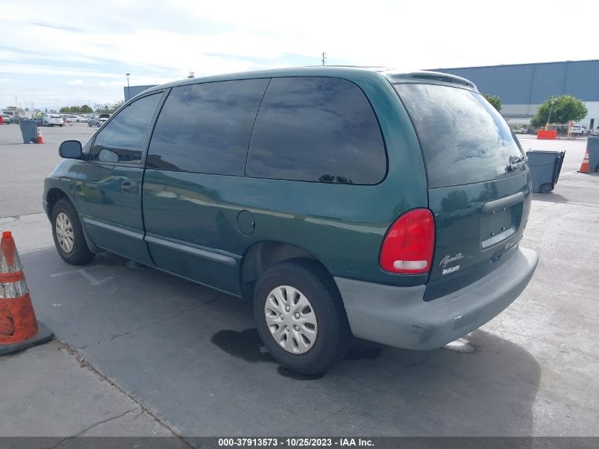 1998 Plymouth Voyager Base VIN: 2P4FP2536WR764059 Lot: 37913573