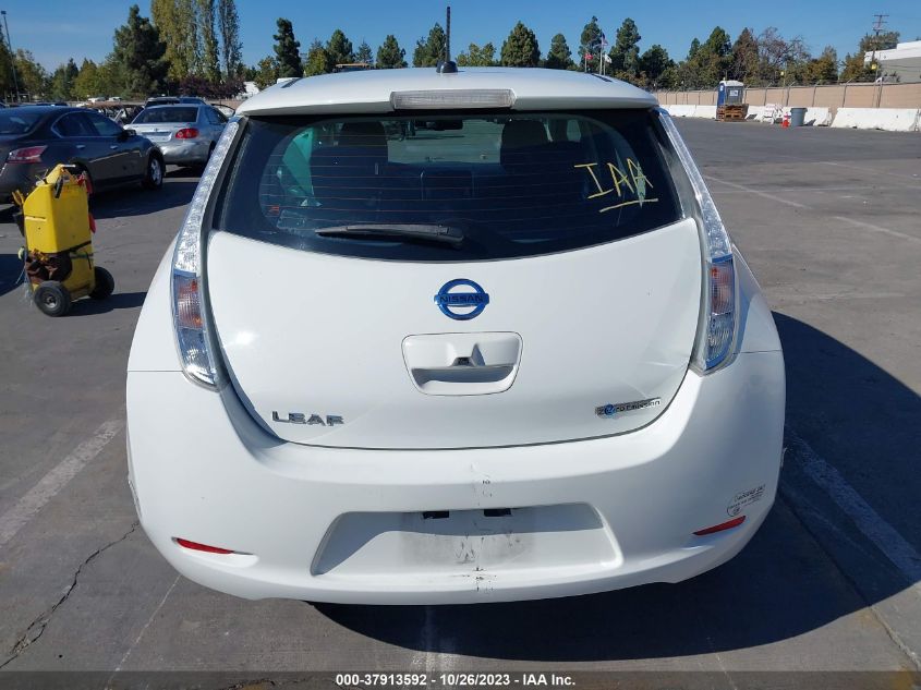 2015 Nissan Leaf Sv VIN: 1N4AZ0CPXFC318563 Lot: 37913592