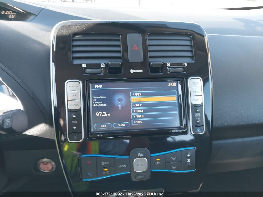 2015 Nissan Leaf Sv VIN: 1N4AZ0CPXFC318563 Lot: 37913592