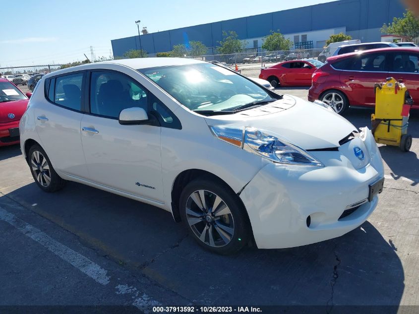 2015 Nissan Leaf Sv VIN: 1N4AZ0CPXFC318563 Lot: 37913592