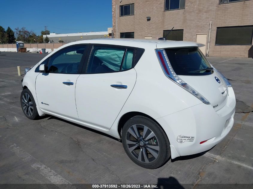 2015 Nissan Leaf Sv VIN: 1N4AZ0CPXFC318563 Lot: 37913592