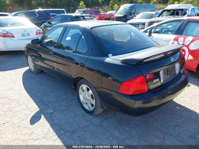 2006 Nissan Sentra 1.8 S VIN: 3N1CB51D06L569659 Lot: 37913654