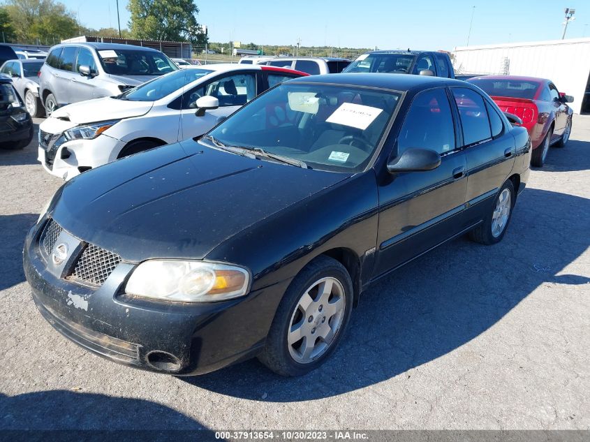 2006 Nissan Sentra 1.8 S VIN: 3N1CB51D06L569659 Lot: 37913654