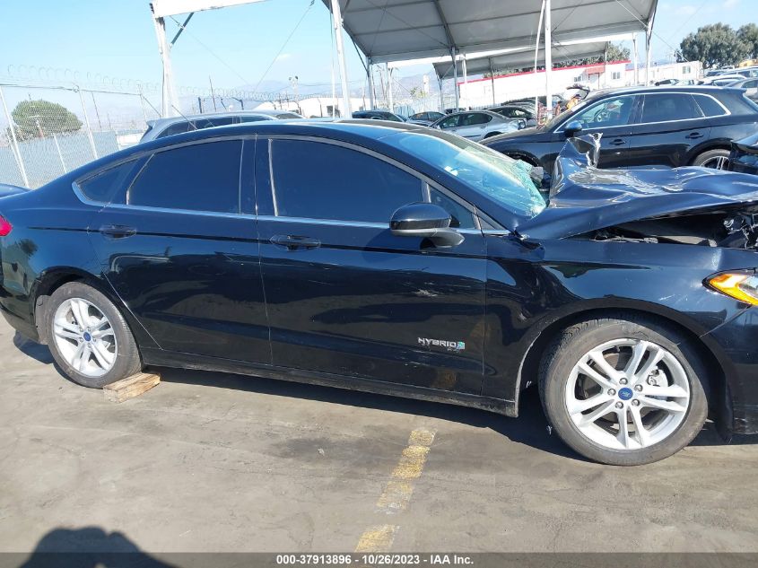 2018 Ford Fusion Hybrid Se VIN: 3FA6P0LU2JR253641 Lot: 37913896