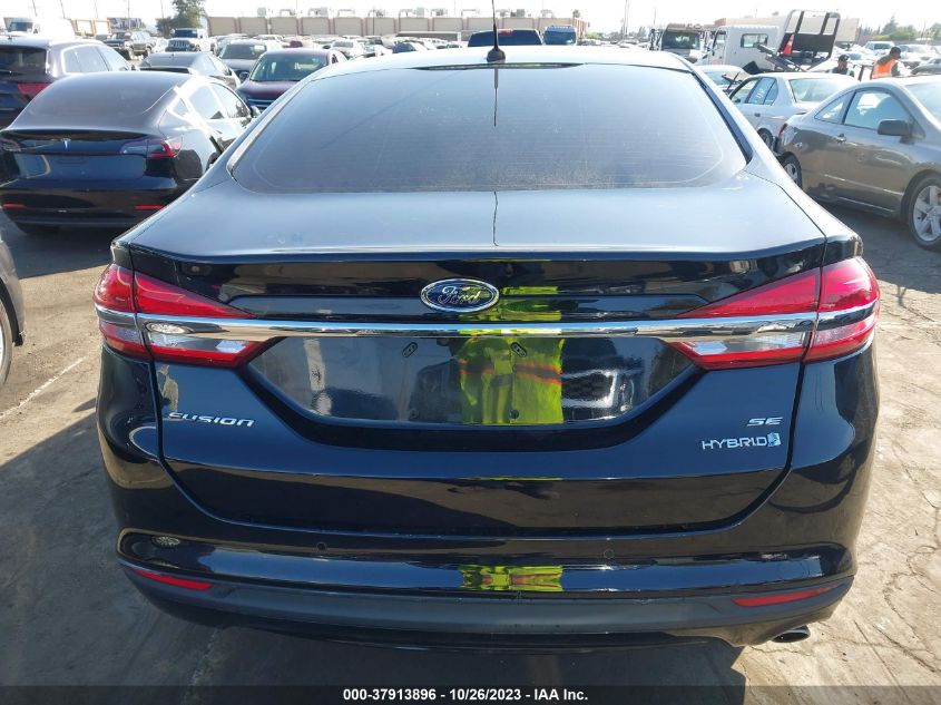 2018 Ford Fusion Hybrid Se VIN: 3FA6P0LU2JR253641 Lot: 37913896