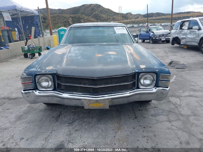 1971 Chevrolet El Camino VIN: 136801L138001 Lot: 37913988