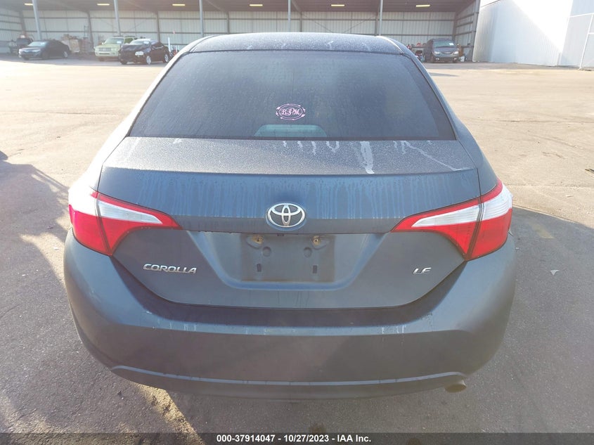 2016 Toyota Corolla Le VIN: 2T1BURHE5GC679250 Lot: 37914047