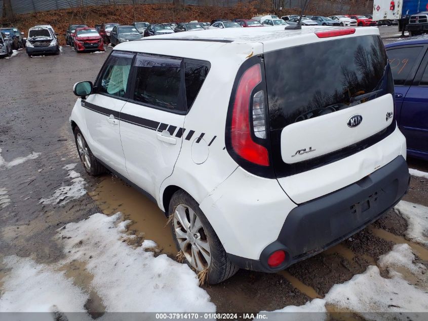 2014 Kia Soul + VIN: KNDJP3A56E7025558 Lot: 37914170