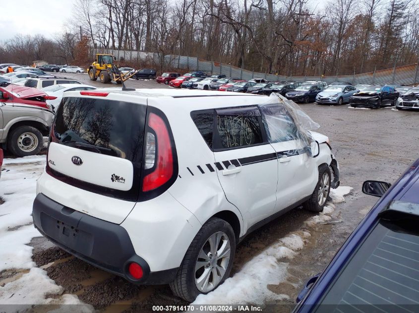 2014 Kia Soul + VIN: KNDJP3A56E7025558 Lot: 37914170