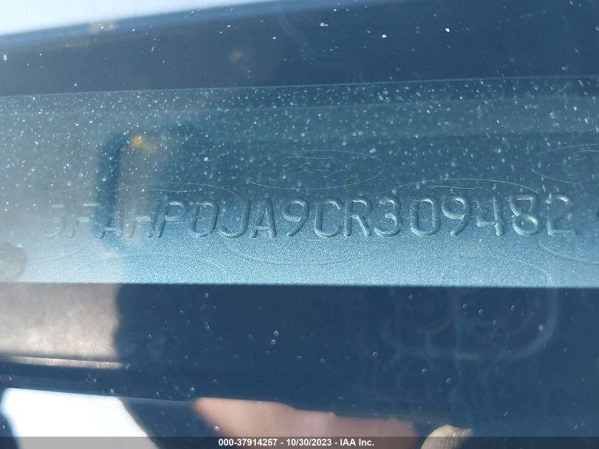 2012 Ford Fusion Sel VIN: 3FAHP0JA9CR309482 Lot: 37914257