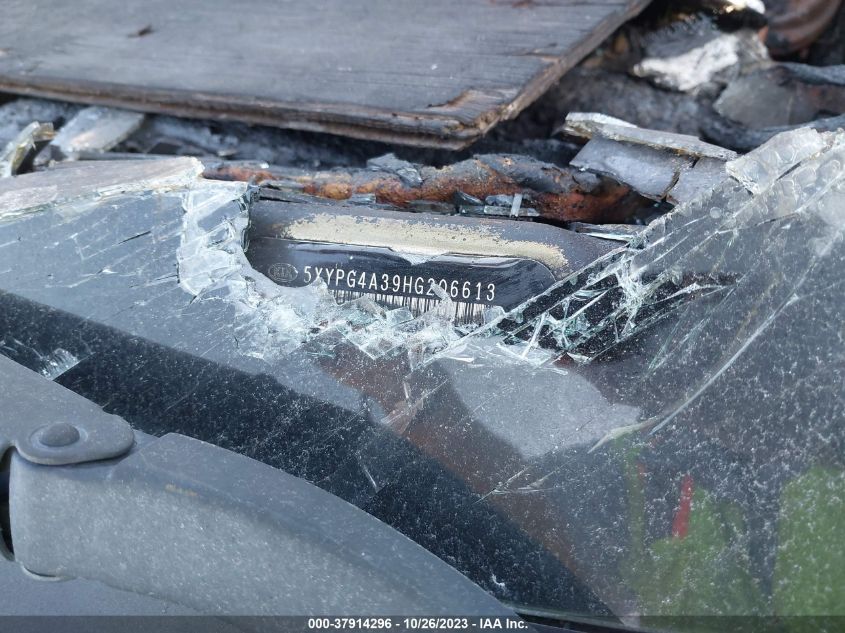 2017 Kia Sorento 2.4L Lx VIN: 5XYPG4A39HG206613 Lot: 43398282