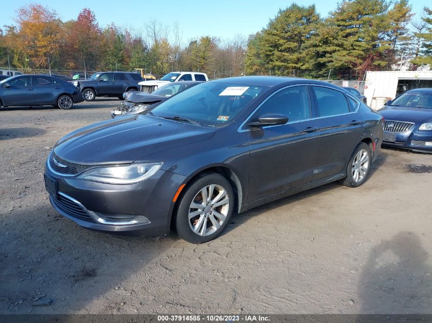 2015 Chrysler 200 Limited VIN: 1C3CCCAB0FN640635 Lot: 37914585