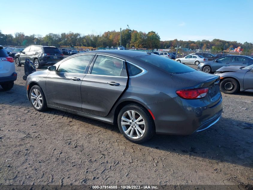 2015 Chrysler 200 Limited VIN: 1C3CCCAB0FN640635 Lot: 37914585