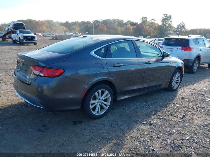 2015 Chrysler 200 Limited VIN: 1C3CCCAB0FN640635 Lot: 37914585