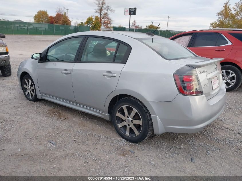 2012 Nissan Sentra 2.0 Sr VIN: 3N1AB6AP8CL612227 Lot: 37914594