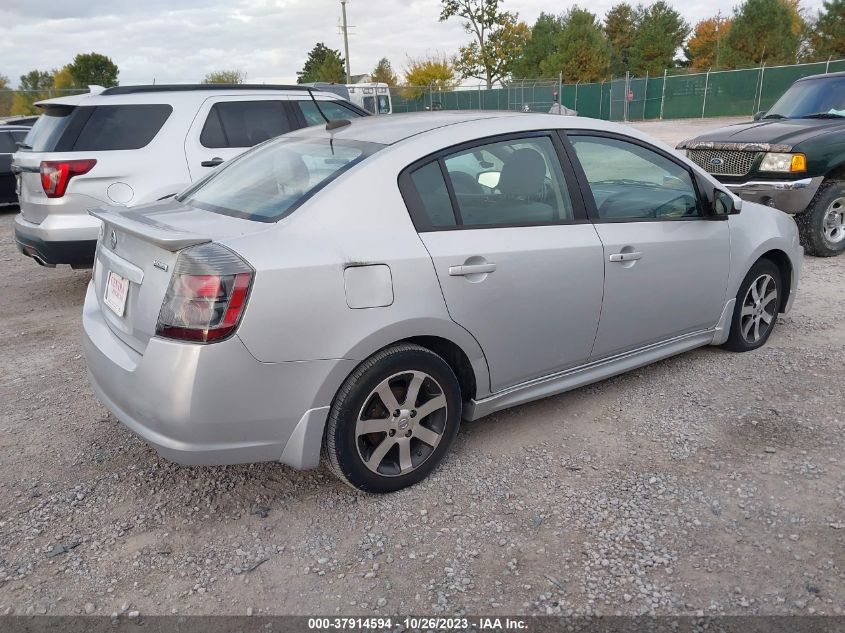 2012 Nissan Sentra 2.0 Sr VIN: 3N1AB6AP8CL612227 Lot: 37914594