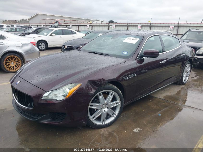 2014 Maserati Quattroporte S Q4 VIN: ZAM56RRA8E1111381 Lot: 37914687