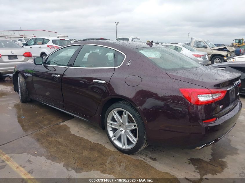 2014 Maserati Quattroporte S Q4 VIN: ZAM56RRA8E1111381 Lot: 37914687