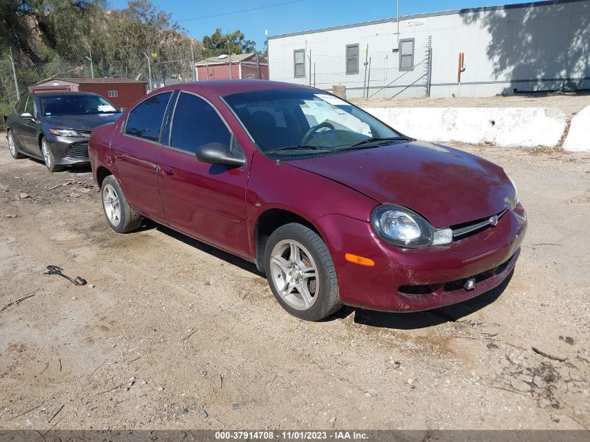 2000 Dodge Neon Highline VIN: 1B3ES46C6YD573239 Lot: 37914708