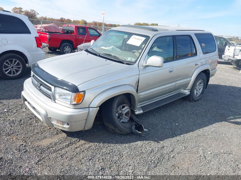 2000 Toyota 4Runner Limited VIN: JT3HN87R2Y9040485 Lot: 37914828