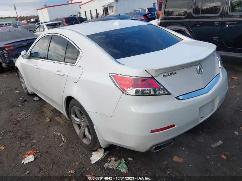 2012 Acura Tl Advance Auto VIN: 19UUA8F72CA027671 Lot: 37914842