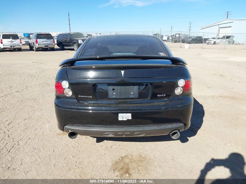 2006 Pontiac Gto VIN: 6G2VX12UX6L530837 Lot: 37914890