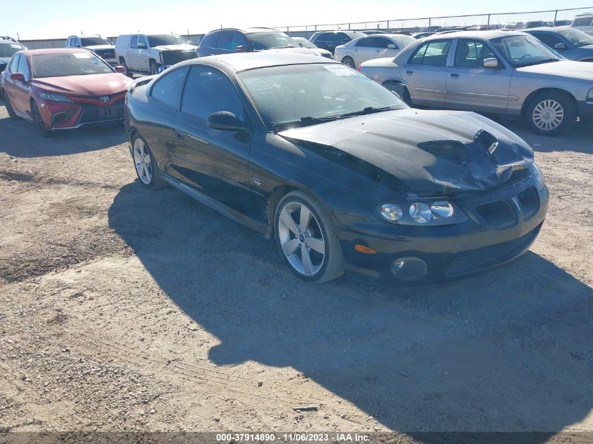 2006 Pontiac Gto VIN: 6G2VX12UX6L530837 Lot: 37914890