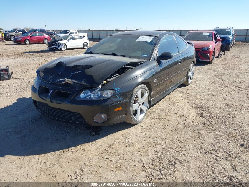 2006 Pontiac Gto VIN: 6G2VX12UX6L530837 Lot: 37914890