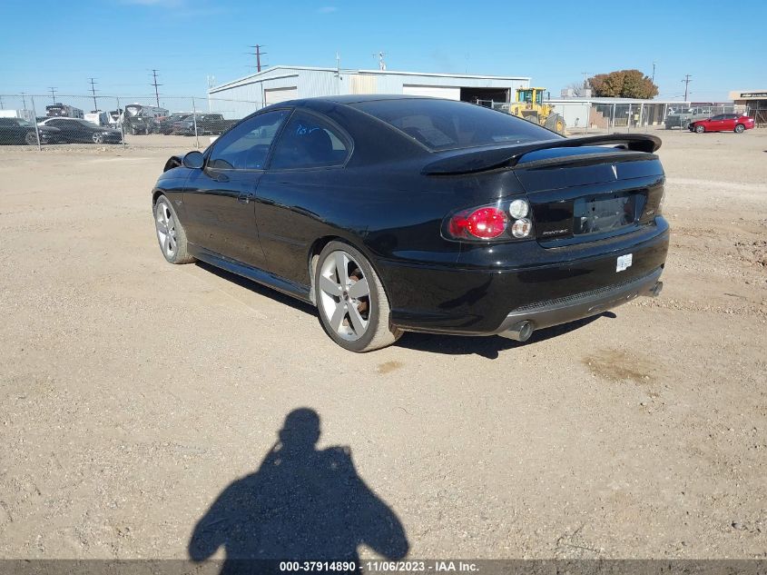 2006 Pontiac Gto VIN: 6G2VX12UX6L530837 Lot: 37914890