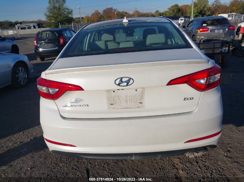 2017 Hyundai Sonata Eco VIN: 5NPE24AA5HH445878 Lot: 37914924