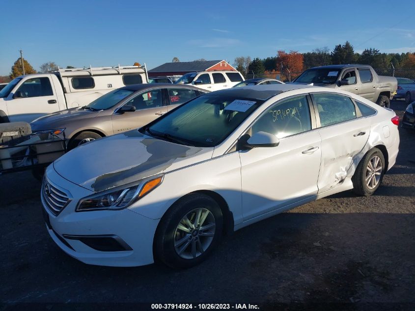 2017 Hyundai Sonata Eco VIN: 5NPE24AA5HH445878 Lot: 37914924