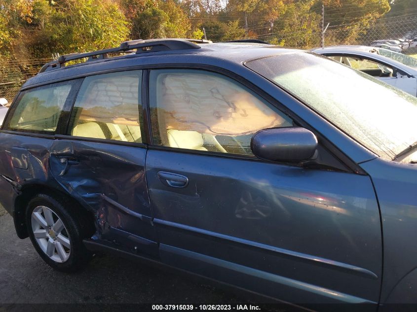 2006 Subaru Legacy Wagon Outback 2.5I Ltd VIN: 4S4BP62C967341438 Lot: 37915039