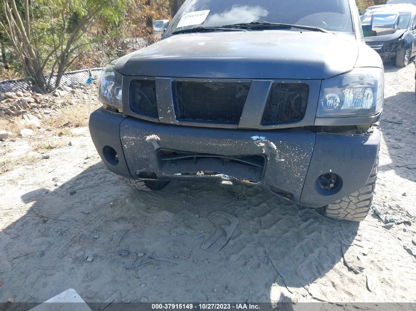 2005 Nissan Titan Se VIN: 1N6BA06A95N573086 Lot: 37915149