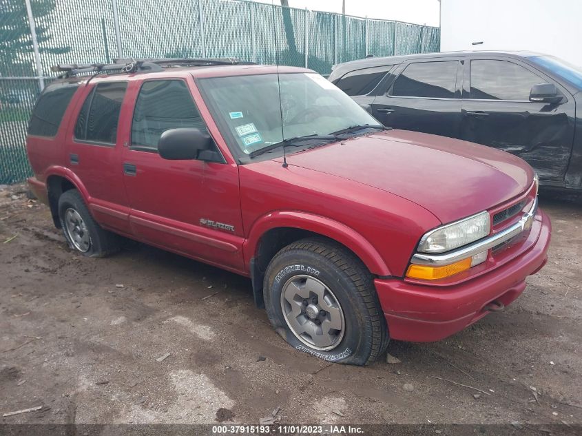 2002 Chevrolet Blazer Ls VIN: 1GNDT13WX2K123866 Lot: 37915193