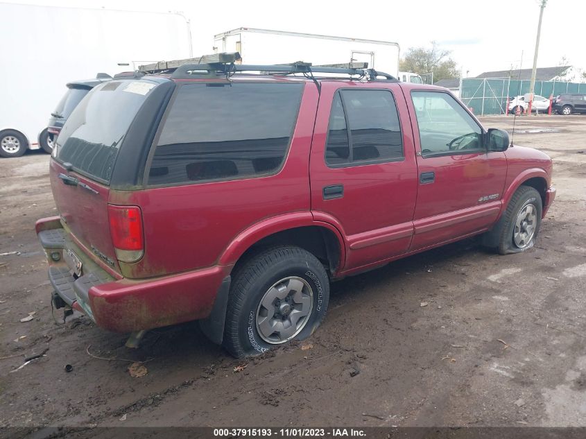 2002 Chevrolet Blazer Ls VIN: 1GNDT13WX2K123866 Lot: 37915193