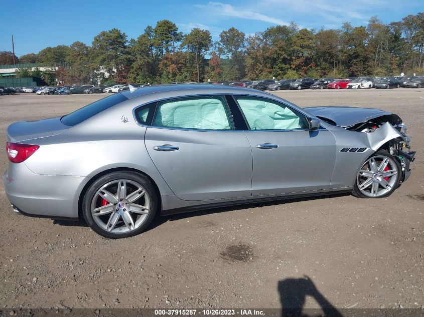 2014 Maserati Quattroporte S Q4 VIN: ZAM56RRA2E1095646 Lot: 37915287