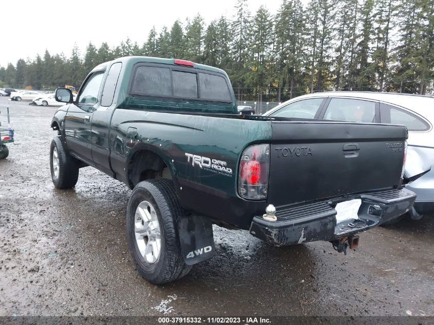 2001 Toyota Tacoma VIN: 5TEWN72N01Z743174 Lot: 37915332