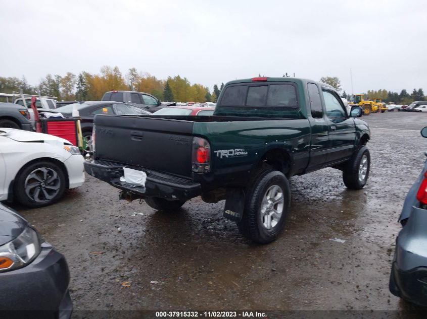 2001 Toyota Tacoma VIN: 5TEWN72N01Z743174 Lot: 37915332