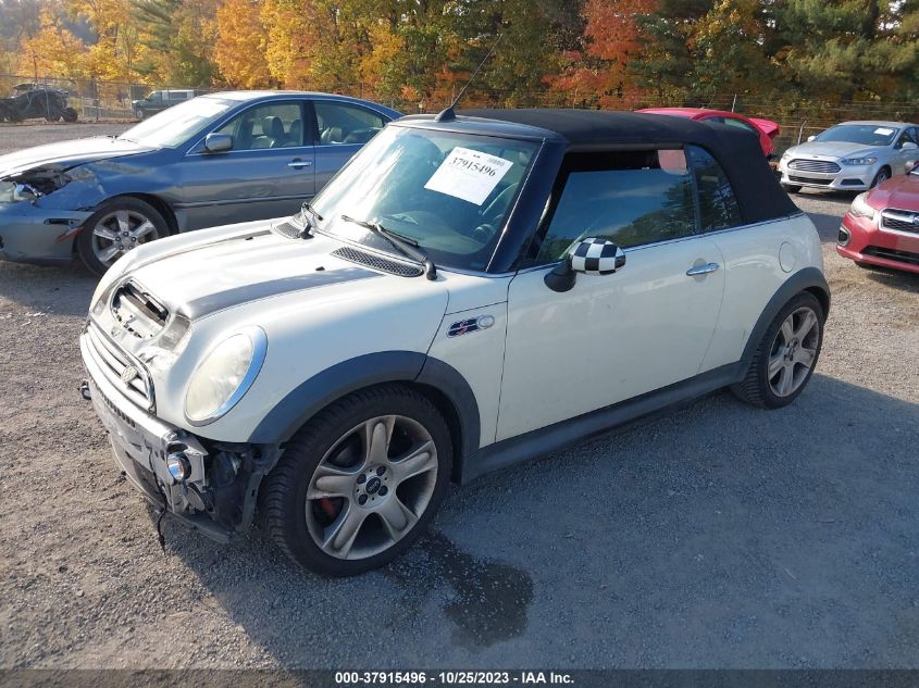 2007 Mini Cooper Convertible VIN: WMWRH33558TU80245 Lot: 37915496