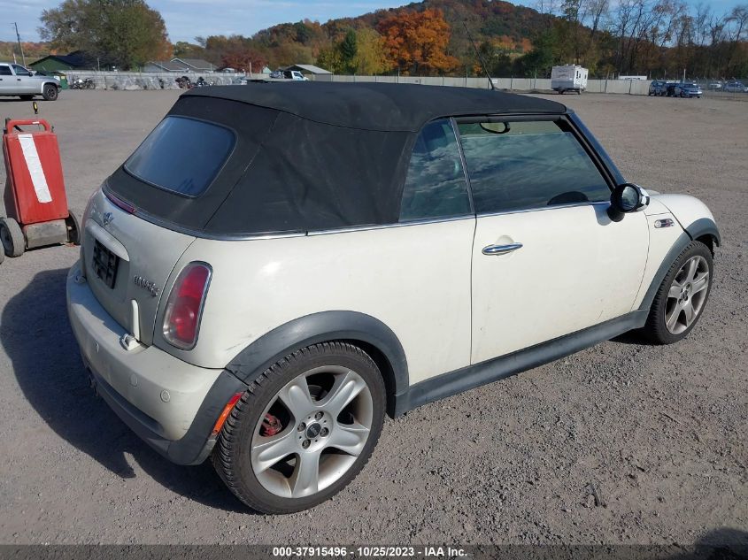 2007 Mini Cooper Convertible VIN: WMWRH33558TU80245 Lot: 37915496