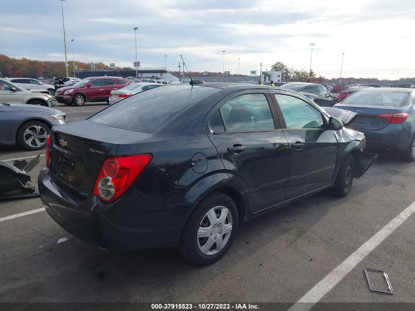 2015 Chevrolet Sonic Ls VIN: 1G1JA5SH6F4142395 Lot: 37915523