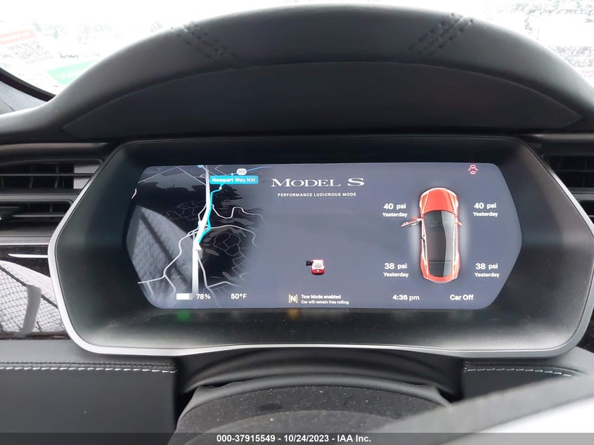 2019 Tesla Model S P100D/Performance/Long Range/100D VIN: 5YJSA1E40KF332564 Lot: 37915549