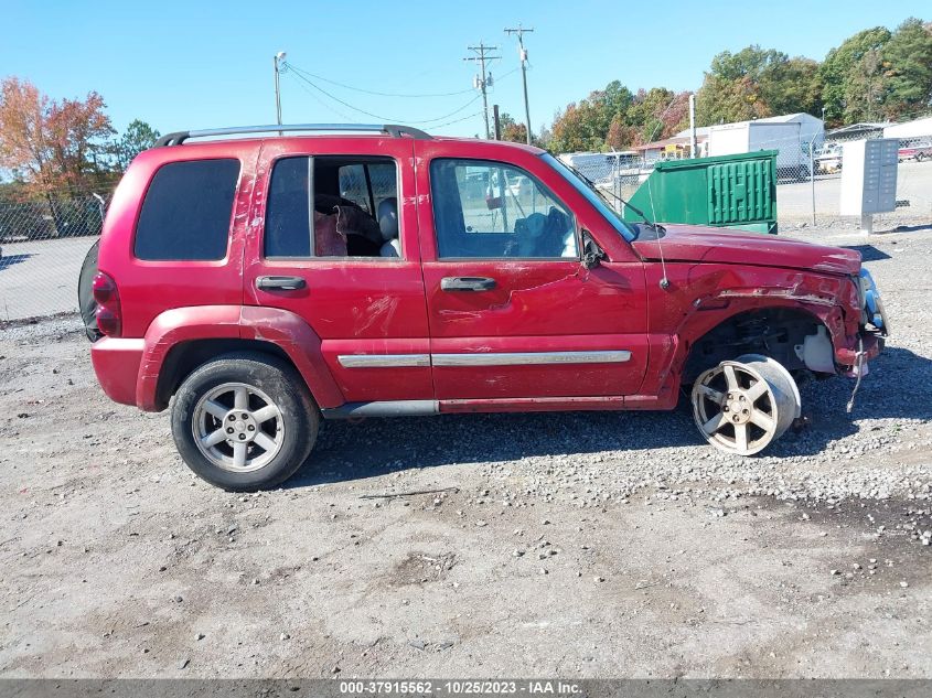 2006 Jeep Liberty Limited VIN: 1J4GL58K36W262474 Lot: 37915562