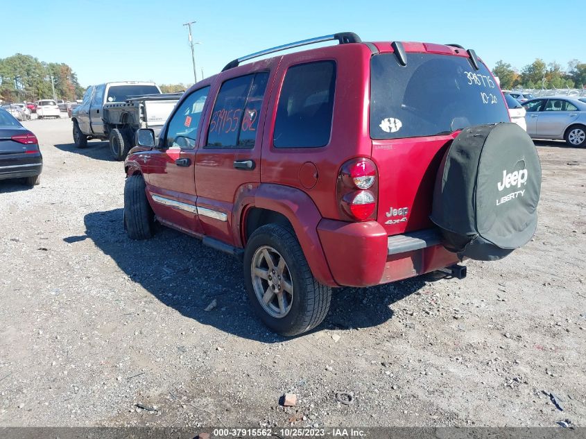 2006 Jeep Liberty Limited VIN: 1J4GL58K36W262474 Lot: 37915562