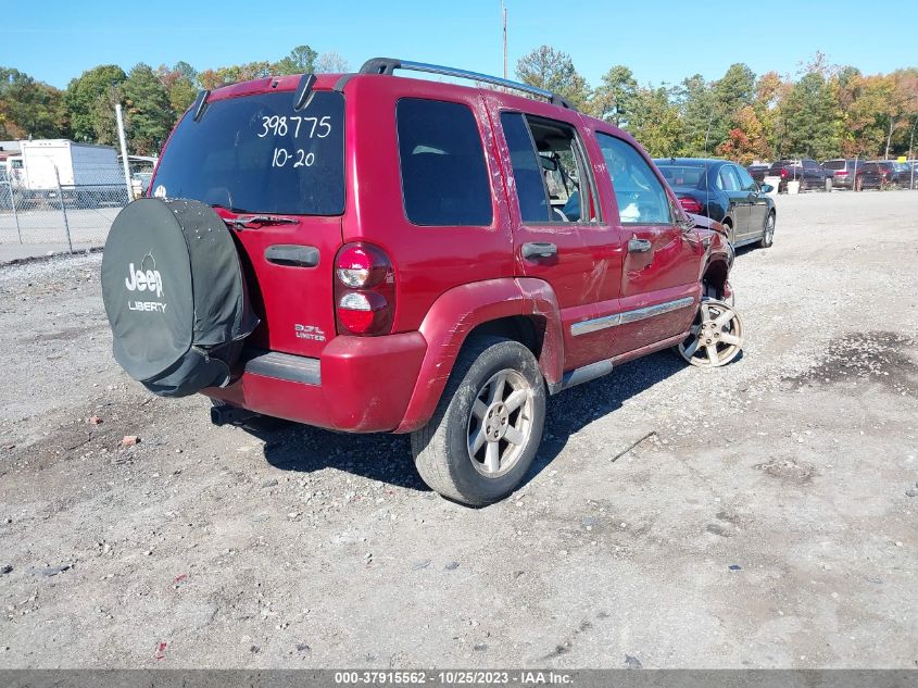 2006 Jeep Liberty Limited VIN: 1J4GL58K36W262474 Lot: 37915562