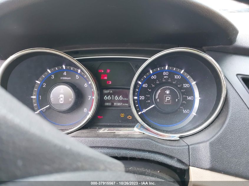 2013 Hyundai Sonata Gls Pzev VIN: 5NPEB4AC4DH689081 Lot: 37915567