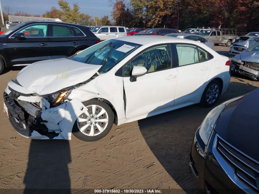 2020 Toyota Corolla Le VIN: JTDEPRAE3LJ090744 Lot: 37915602