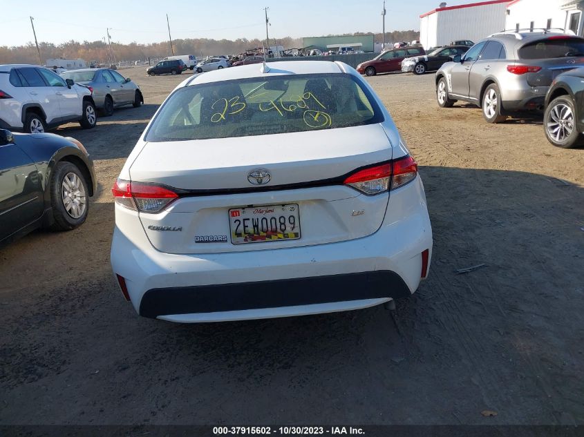 2020 Toyota Corolla Le VIN: JTDEPRAE3LJ090744 Lot: 37915602