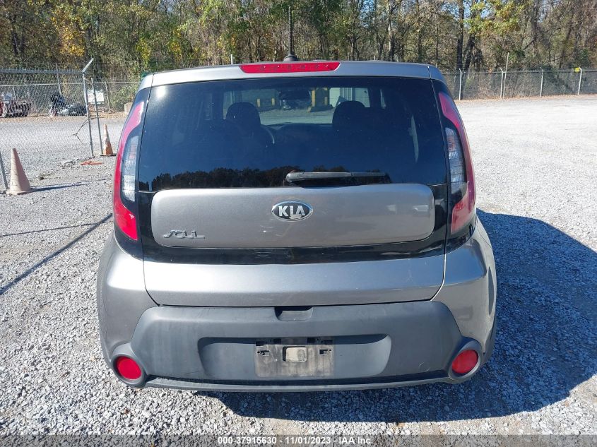 2014 Kia Soul Base VIN: KNDJN2A23E7105874 Lot: 37915630