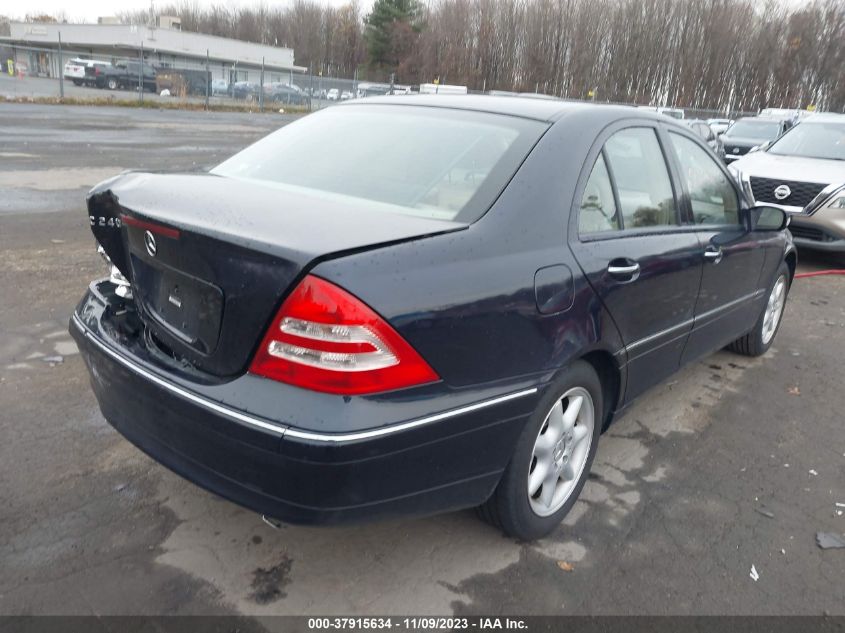 2004 Mercedes-Benz C 240 VIN: WDBRF61J94A550800 Lot: 37915634